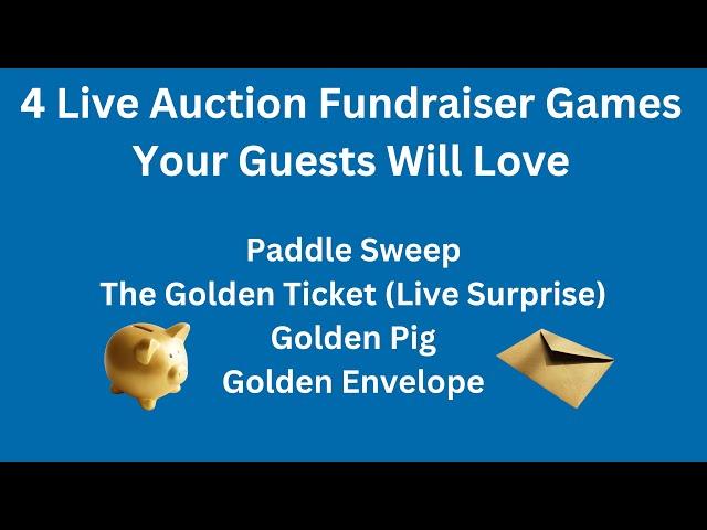 4 Live Auction Games