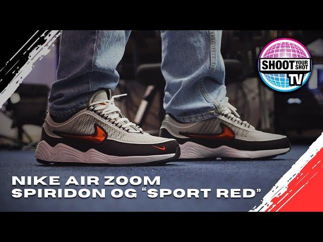 Nike Air Zoom Spiridon OG Metallic Silver Sport Red Review