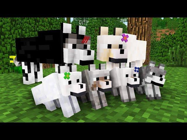 WOLF LIFE MOVIE | Cubic Minecraft Animations | All Episodes + BONUS