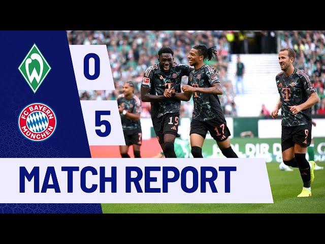 Bayern München dominiert Bremen 5:0 | Bundesliga 2024/2025