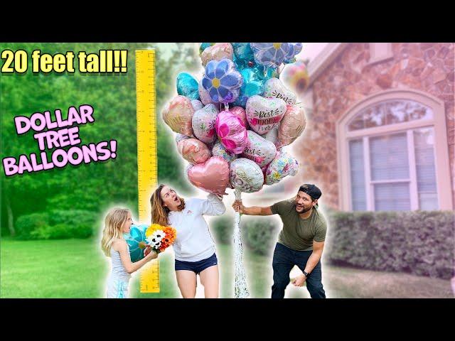 We bought 100 BALLOONS from the Dollar Store!!