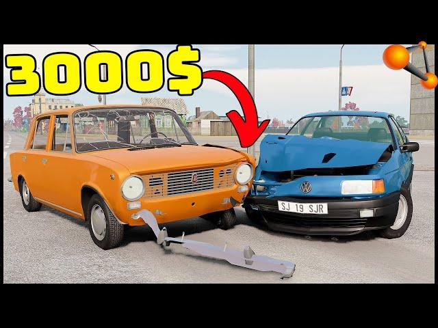 ОЦЕНКА ДТП В СССР! Сколько СТОИТ АВАРИЯ? - BeamNg Drive