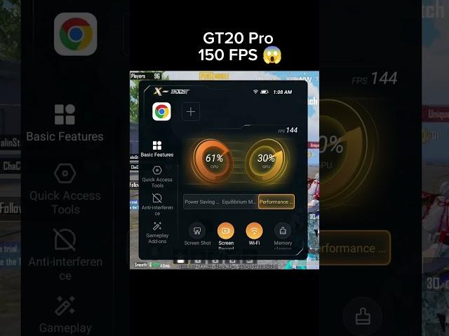 150 FPS PUBG Test In Infinix GT 20 Pro
