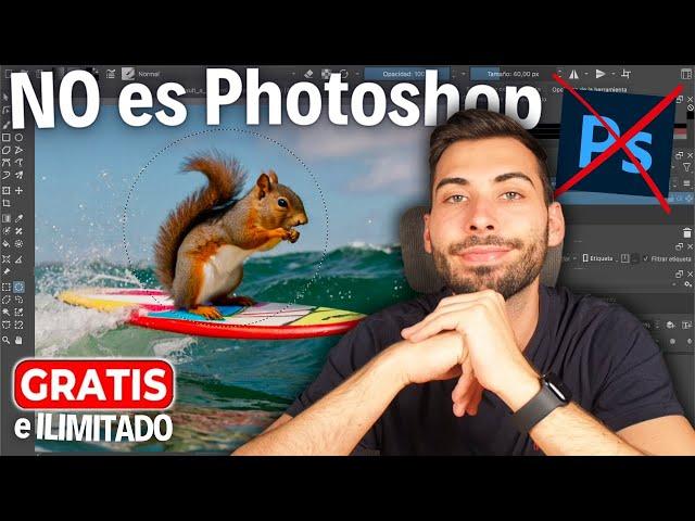 Olvida Photoshop… ️ Nueva IA MEJOR, Gratis e Ilimitada para Crear y EDITAR IMÁGENES con Krita