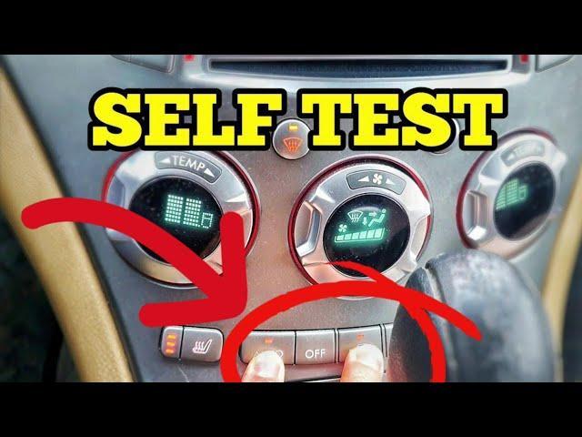 Climate control SElF TEST Subaru Tribeca