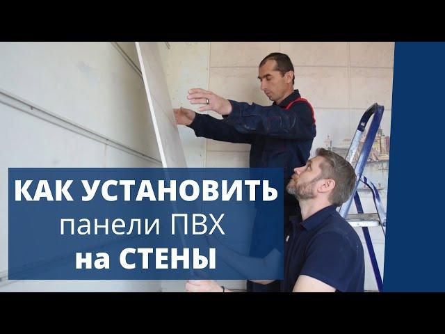 Как установить ПАНЕЛИ ПВХ на СТЕНЫ своими руками