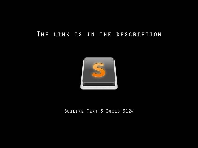 [NEW] Sublime Text 3 Build 3124 Licence