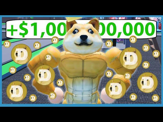 I BECAME A DOGECOIN MILLIONAIRE! - Roblox Dogecoin Mining Tycoon