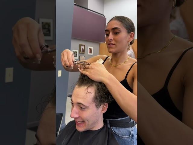 What I did today as a hairstylist #cosmetology #haircare #saloneducation #hairtutorial #haircut
