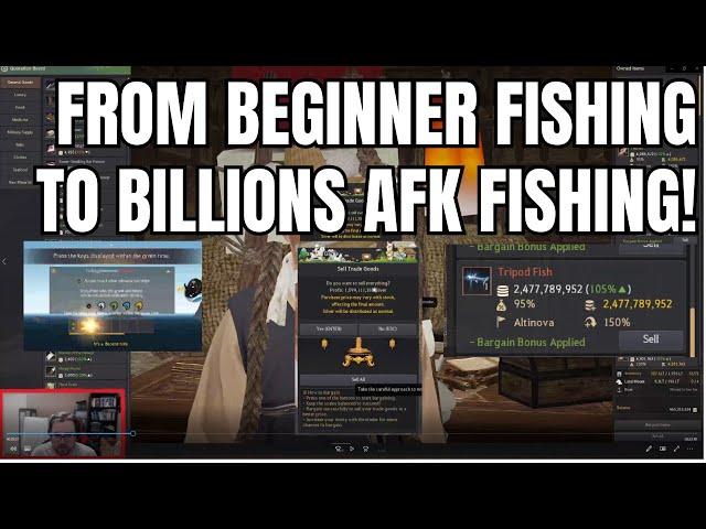 [Black Desert] From Beginner Fishing To Billions AFK Fishing Guide!