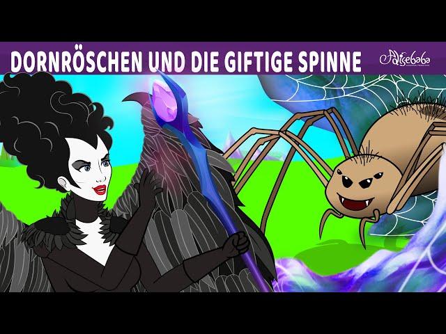 Dornröschen und die giftige Spinne | Märchen für Kinder | Gute Nacht Geschichte