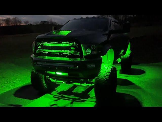 Diesel Legiance 36 LED RGBW Rock Light Install & Initial Review (12 Piece Set)