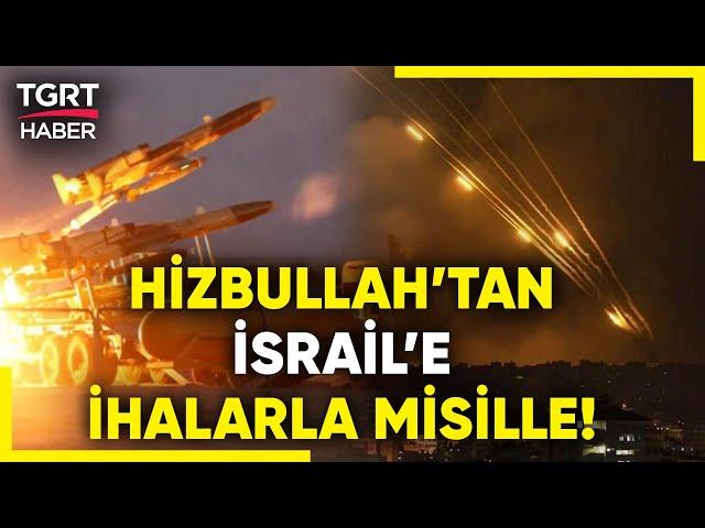 #SONDAKİKA | Hizbullah İsrail Askeri Üssünü İHA'larla Vurdu! Onlarca Asker Yaralandı - TGRT Haber