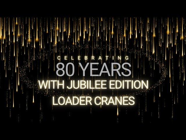 Hiab Celebrating 80 years with JUBILEE EDITION HIAB loader cranes