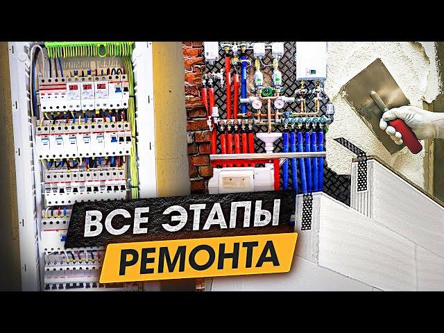 Все этапы ремонта квартиры