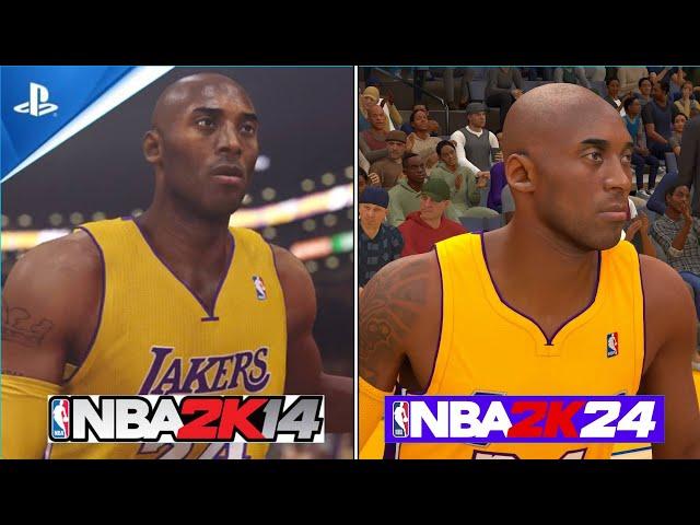 NBA 2K24 VS NBA 2K14 Graphics / Gameplay Comparison 10 YEARS LATER