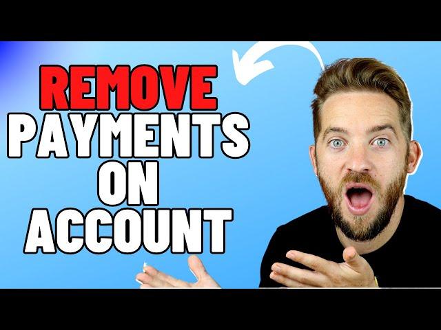 How To Remove Payments On Account From Your Self Assessment in 5 MINUTES!