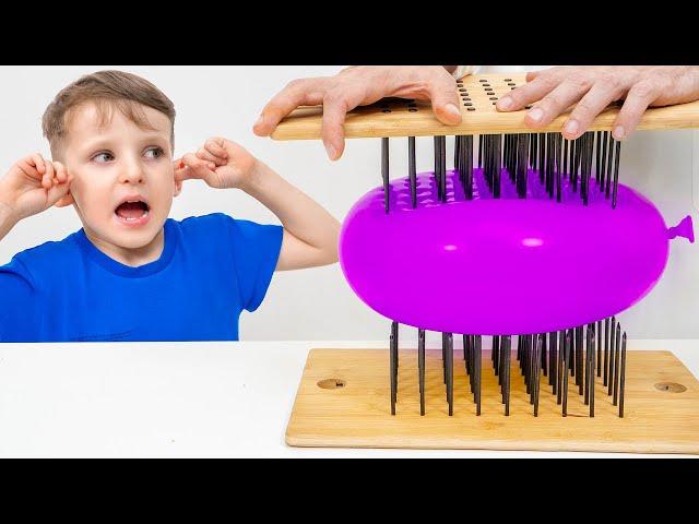 Vania Mania Kids Learn Science With Balloon Pop Experiments