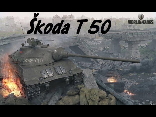 World of Tanks Replay - Škoda T 50, 11 kills, 9,1k dmg, (M) Ace Tanker