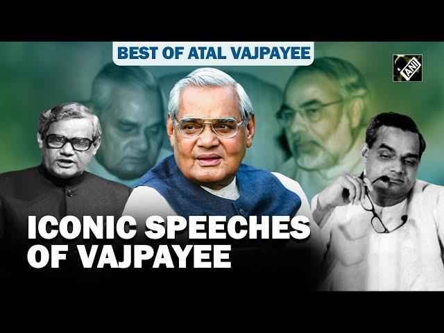 Watch: Iconic speeches of Atal Bihari Vajpayee on his 5th death anniversary