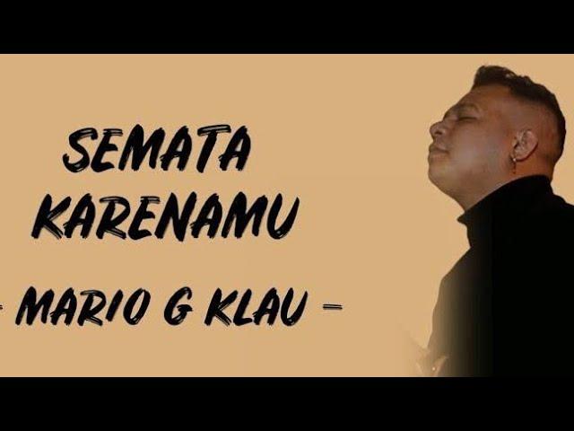 Semata Karenamu - Mario G Klau_Fingerstyle Cover. @mariogklauofficial @cinnamon9367