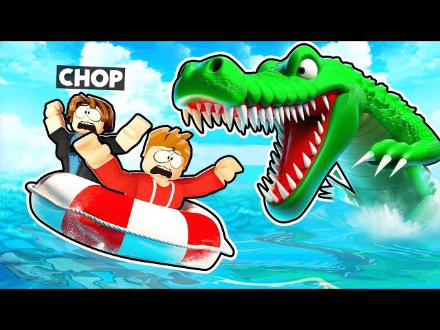 ROBLOX CHOP AND FROSTY BECOME THE LARGEST CROCODILE