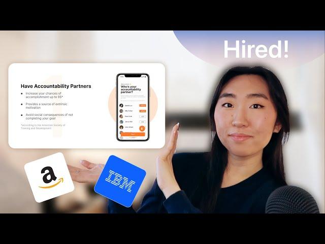 My UX Portfolio Presentation | Hired at Amazon and IBM (Springboard Graduate)