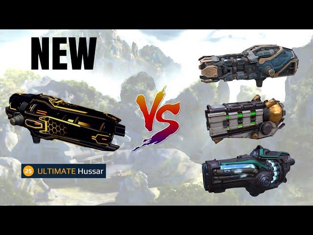 [WR] Ultimate Hussar VS Porthos Hazard Chione - Comparison | War Robots Test Server