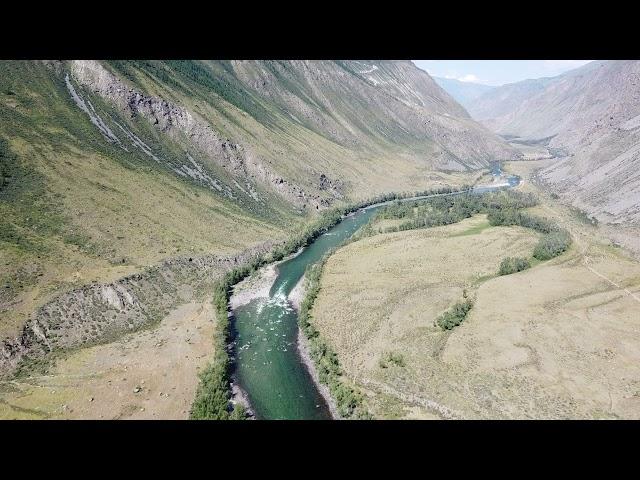 Водопад Куркуре, долина реки Чулышман, Алтай