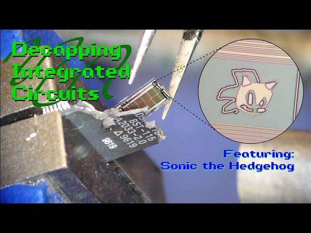 Decapping an IC Without Acid - Sonic the Hedgehog Edition