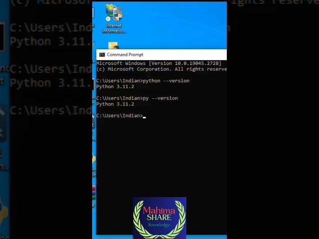 how to install pip in python windows 7,10,11 #mahimashareknowledge.