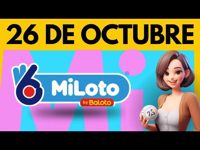 MiLoto Resultados de Hoy Jueves 26 de Octubre de 2023 