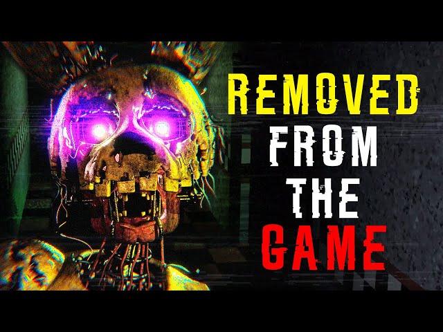 Horrifying Removed Five Nights at Freddy's Content (ALL GAMES)