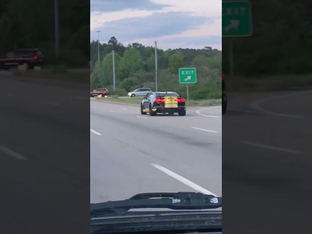  Black Camaro yellow stripe 