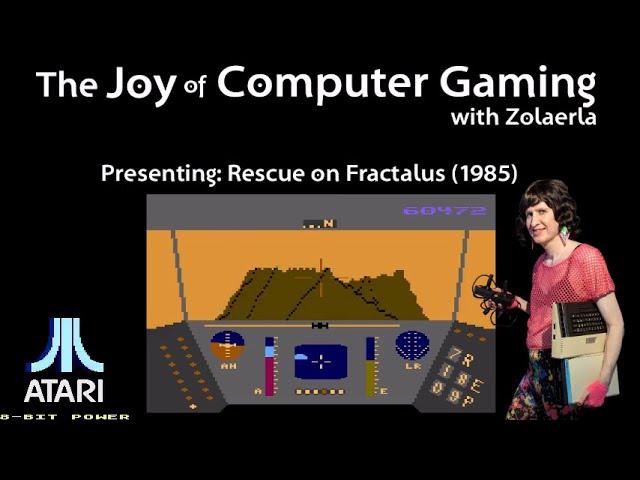 JCG024 - Rescue on Fractalus (1985) (Atari 8-bit)