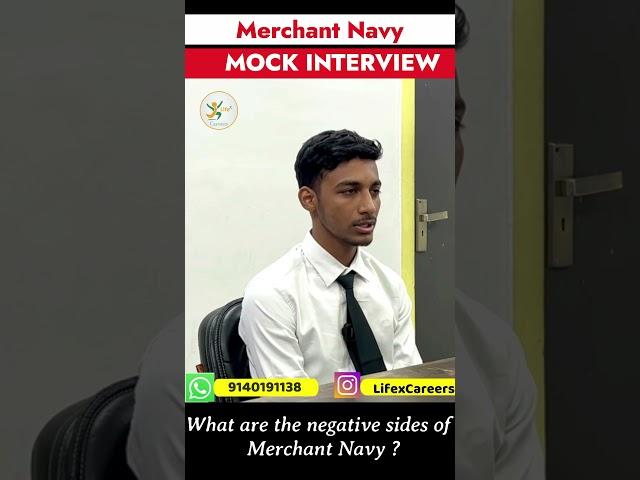 Negative side of Merchant Navy #merchantnavy #interview #careeratsea #merchantnavytraining