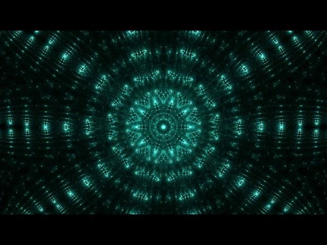 Green Fractal Symmetry: A Psychedelic Visual Delight in 4K (No Sound)