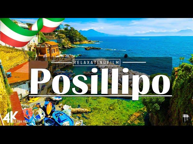 Beautiful Posillipo, Naples 4K • Relaxing Italian Music, Instrumental Romantic • Video 4K UltraHD