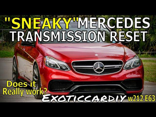 Mercedes "Sneaky" Transmission Reset. Does it really work?