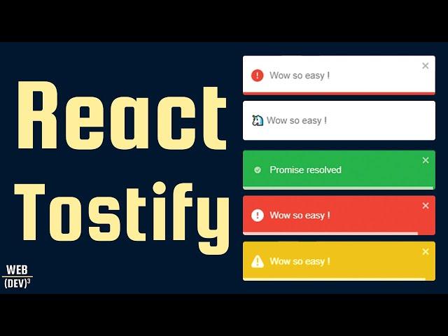 Toast Notifications in Reactjs (react-toastify)