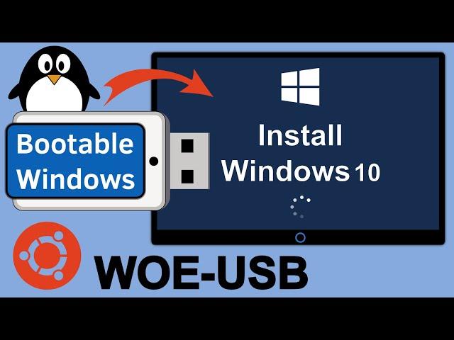 How to Create Windows Bootable USB in Ubuntu - WoeUSB (GUI)