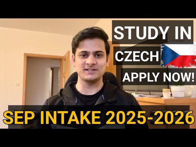 Step by Step Guide for September Intake 2025-2026 | Czech Study Visa for Pakistani | Study in Czech