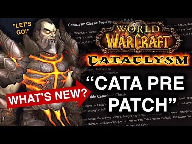 What's New in the Cataclysm Classic Pre-Patch?