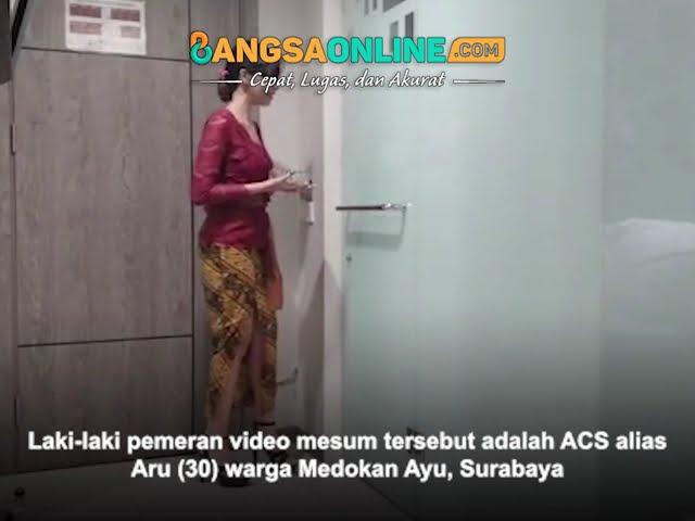 Dua Orang Pemeran Video M3s*m Kebaya Merah Ditangkap Polisi