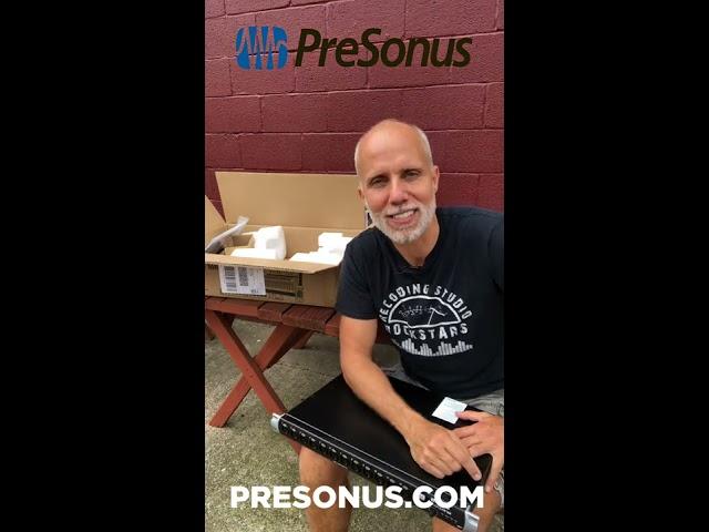 Unboxing the PreSonus StudioLive 16R, Atom, Faderport and EarMix 16M