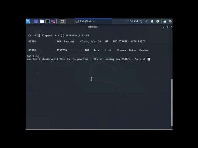 Fix airodump-ng wlan0mon not working [FOR KALI 2020.2]