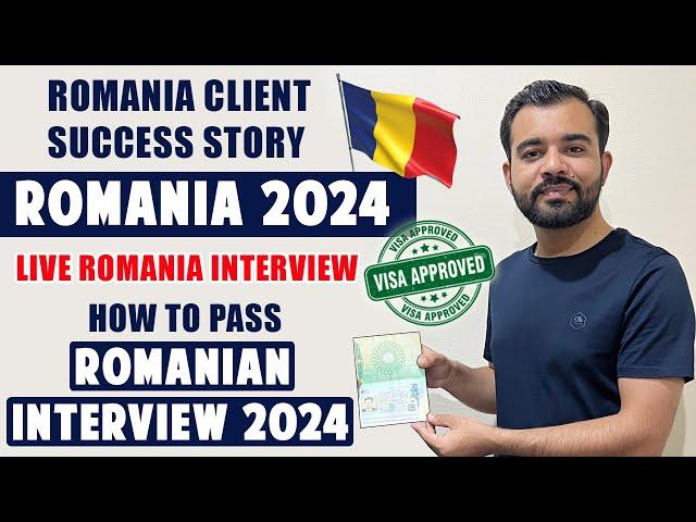 Romania Work Visa Live Interview | How to Pass Embassy Interview | Romania Client Success Story