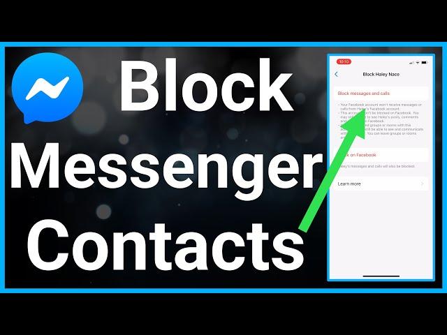 What Happens When You Block Someone On Messenger?