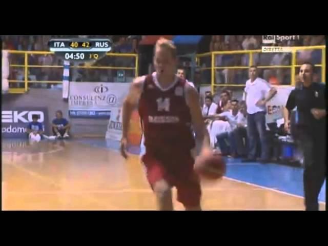 Anton Ponkrashov 22 points + 8 assists vs Italy