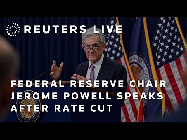 LIVE: Fed Chair Jerome Powell speaks after rate cut